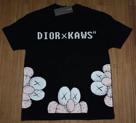 dior x kaws t shirt white|Dior x KAWS shoes.